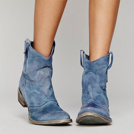 Mariella | Relaxed Fit Ankle Western Boots
