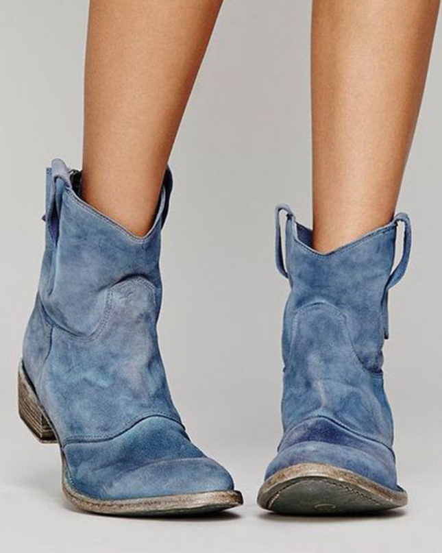 Mariella | Relaxed Fit Ankle Western Boots