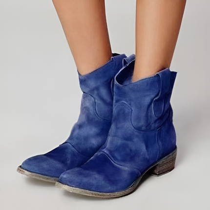Mariella | Relaxed Fit Ankle Western Boots