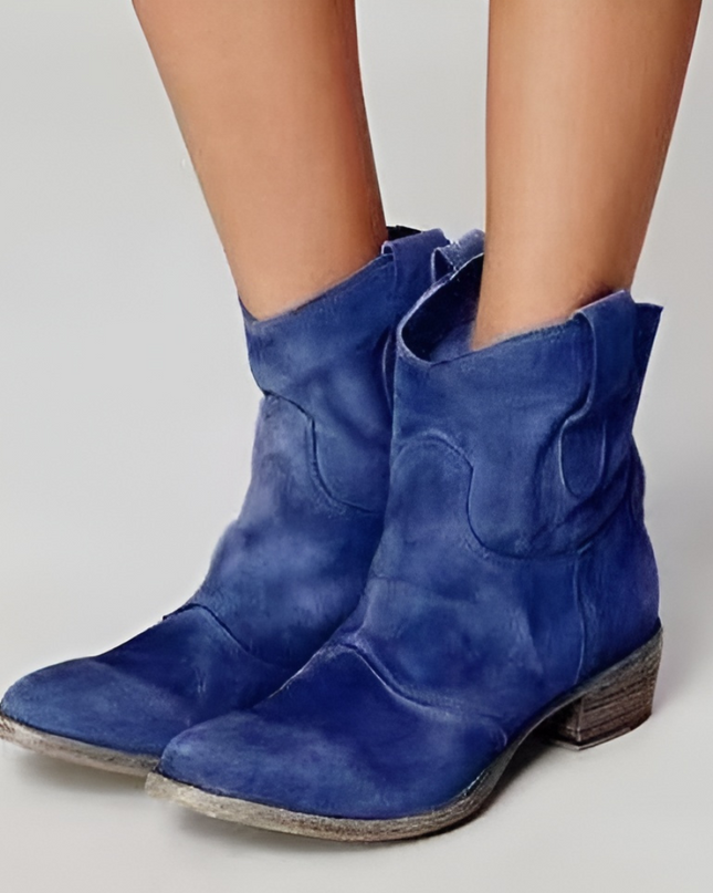 Mariella | Relaxed Fit Ankle Western Boots