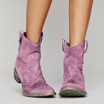 Mariella | Relaxed Fit Ankle Western Boots