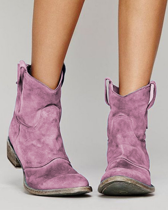 Mariella | Relaxed Fit Ankle Western Boots