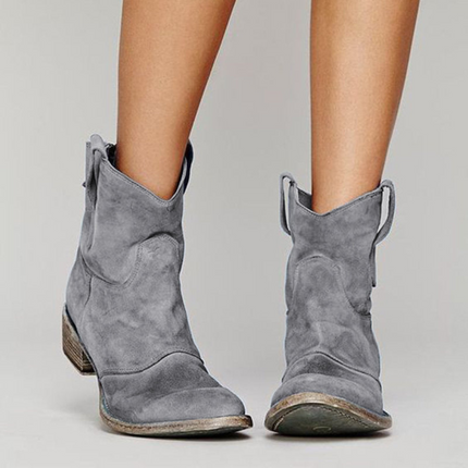 Mariella | Relaxed Fit Ankle Western Boots