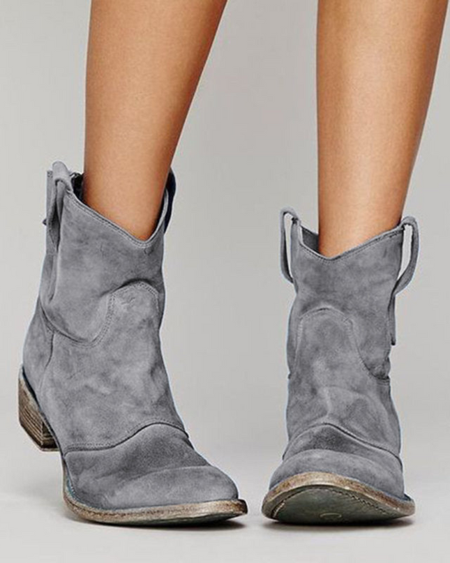 Mariella | Relaxed Fit Ankle Western Boots