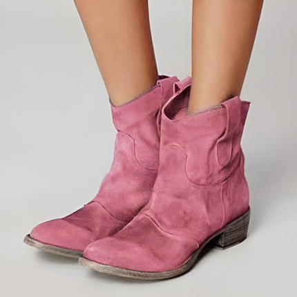 Mariella | Relaxed Fit Ankle Western Boots
