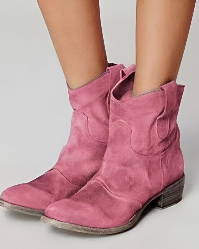 Mariella | Relaxed Fit Ankle Western Boots