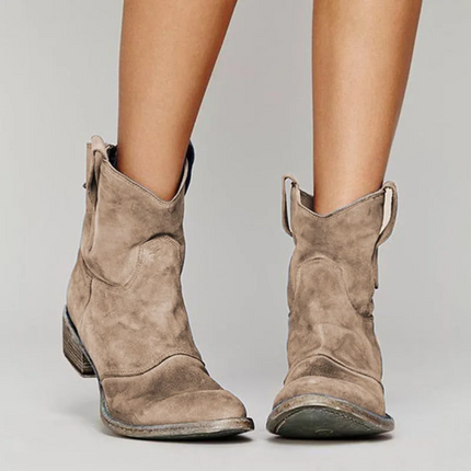 Mariella | Relaxed Fit Ankle Western Boots