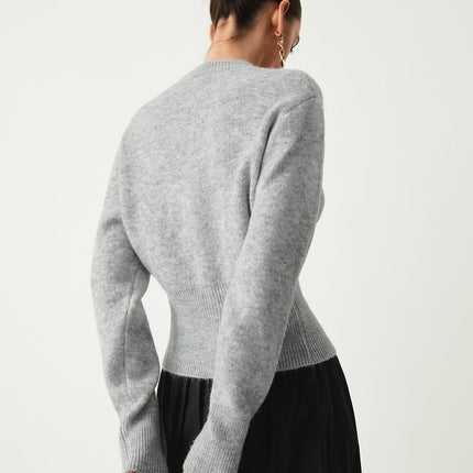 Martha | Relaxed Fit Half Zip Fuzzy Sweater