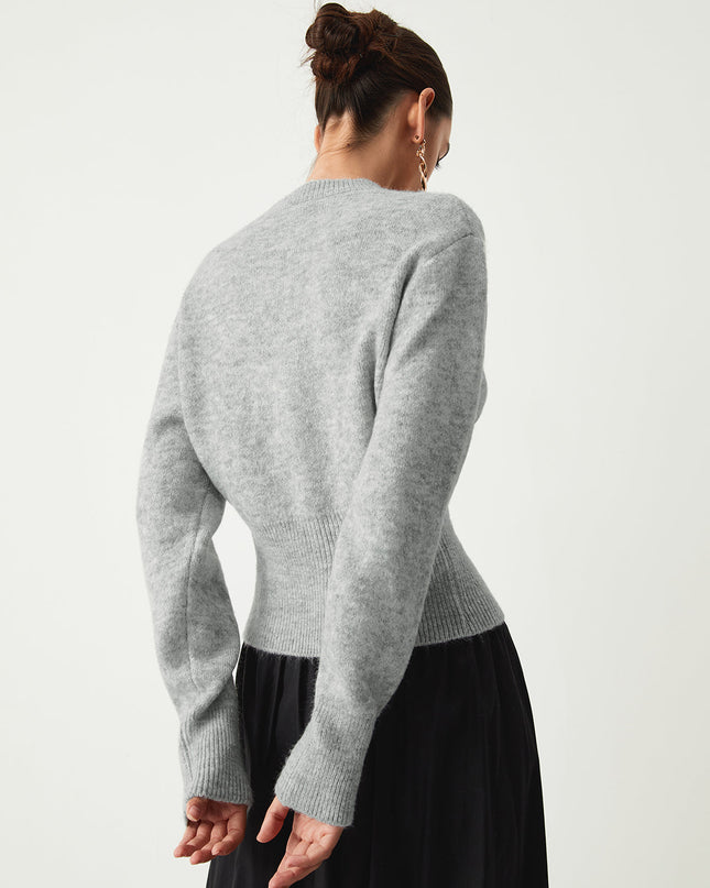 Martha | Relaxed Fit Half Zip Fuzzy Sweater