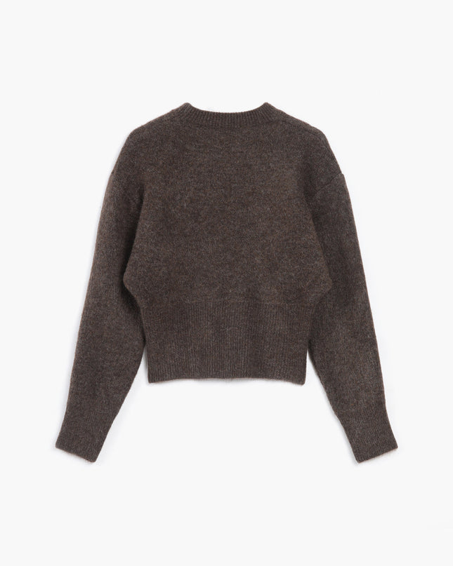 Martha | Relaxed Fit Half Zip Fuzzy Sweater