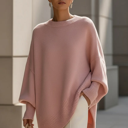 Minerva | Oversized Draped Wool Blend Sweater