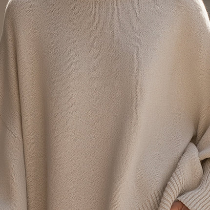 Minerva | Oversized Draped Wool Blend Sweater