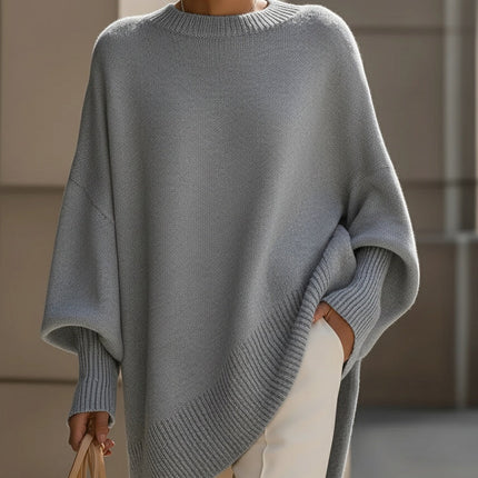 Minerva | Oversized Draped Wool Blend Sweater