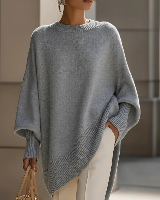 Minerva | Oversized Draped Wool Blend Sweater
