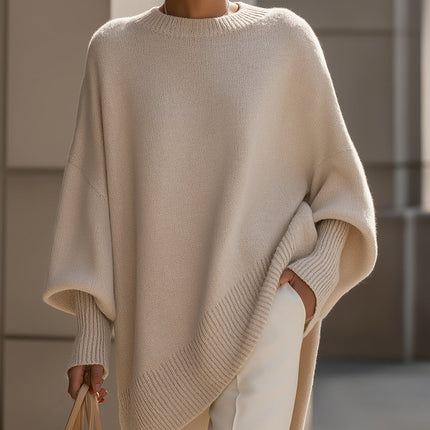Minerva | Oversized Draped Wool Blend Sweater