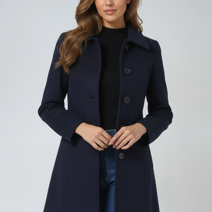 Myla | Fitted Single-Breasted Trench Coat