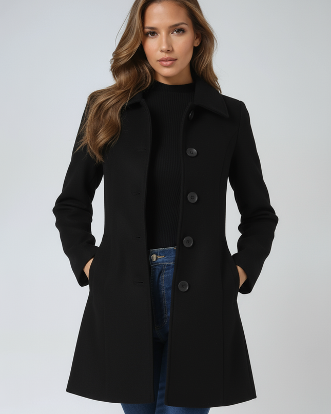 Myla | Fitted Single-Breasted Trench Coat