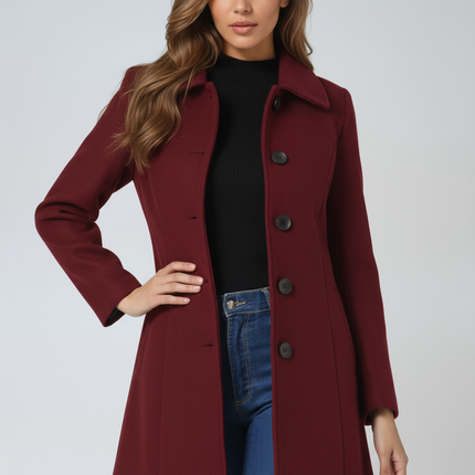 Myla | Fitted Single-Breasted Trench Coat