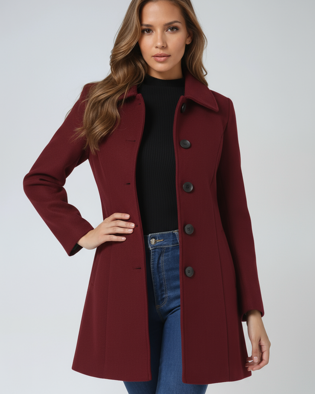 Myla | Fitted Single-Breasted Trench Coat