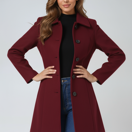 Myla | Fitted Single-Breasted Trench Coat