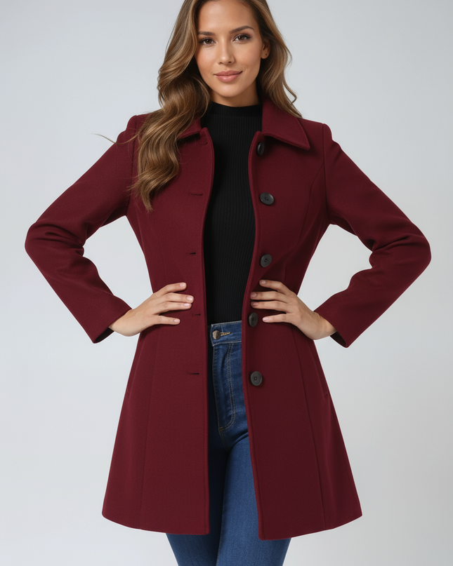 Myla | Fitted Single-Breasted Trench Coat