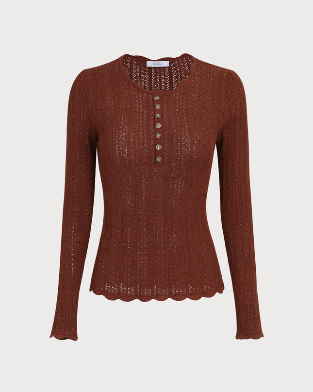 Sapphire | Slim Fit Round Neck Sweater