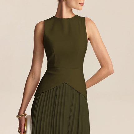 Simone | Pleated Hem Mini Dress