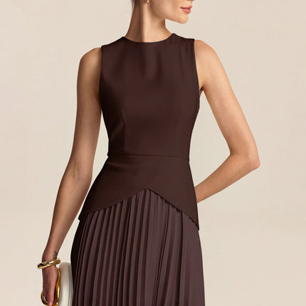 Simone | Pleated Hem Mini Dress