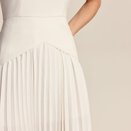 Simone | Pleated Hem Mini Dress
