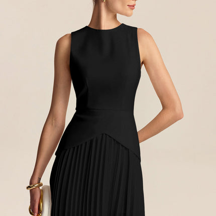 Simone | Pleated Hem Mini Dress