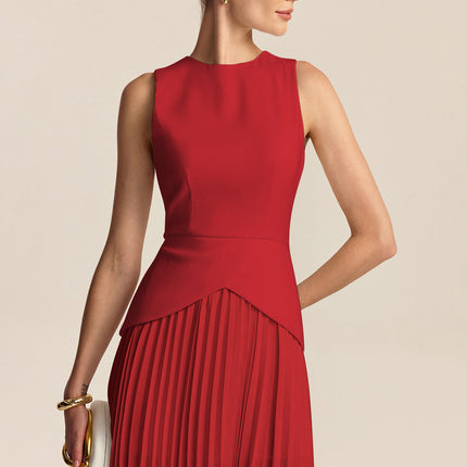 Simone | Pleated Hem Mini Dress