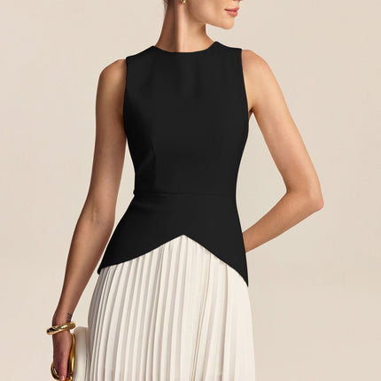 Simone | Pleated Hem Mini Dress