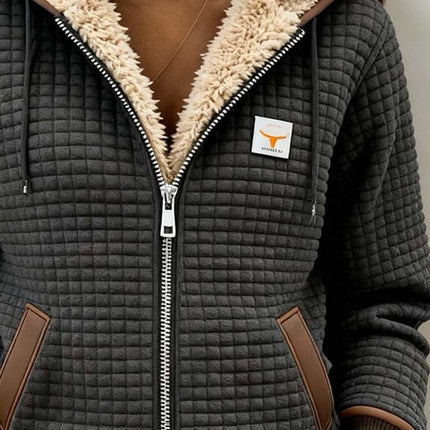 Tatum | Quilted Fitted Jacket With Hood