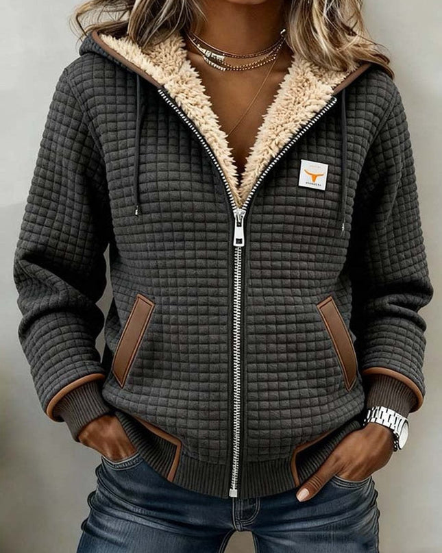Tatum | Quilted Fitted Jacket With Hood