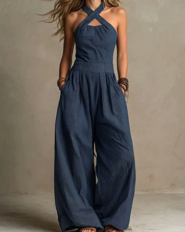 Una | Relaxed Fit Wide Leg Jumpsuit