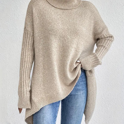 Valentina | Loose Fit Long Sleeve Turtleneck Sweater