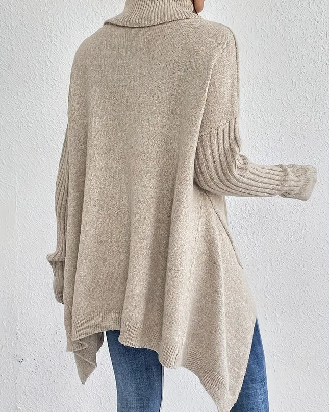 Valentina | Loose Fit Long Sleeve Turtleneck Sweater