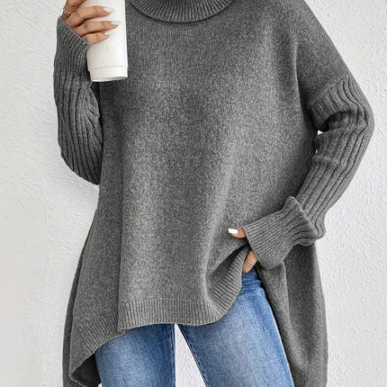 Valentina | Loose Fit Long Sleeve Turtleneck Sweater