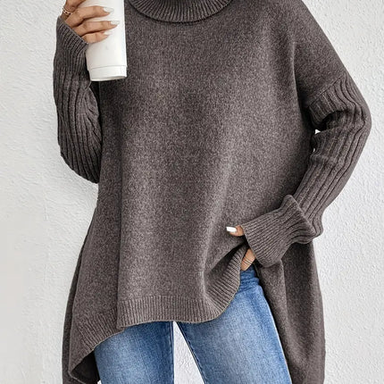 Valentina | Loose Fit Long Sleeve Turtleneck Sweater