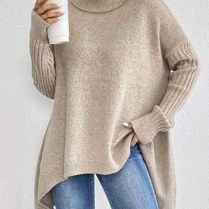 Valentina | Loose Fit Long Sleeve Turtleneck Sweater