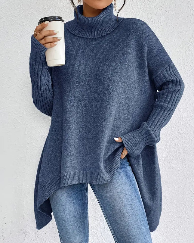Valentina | Loose Fit Long Sleeve Turtleneck Sweater
