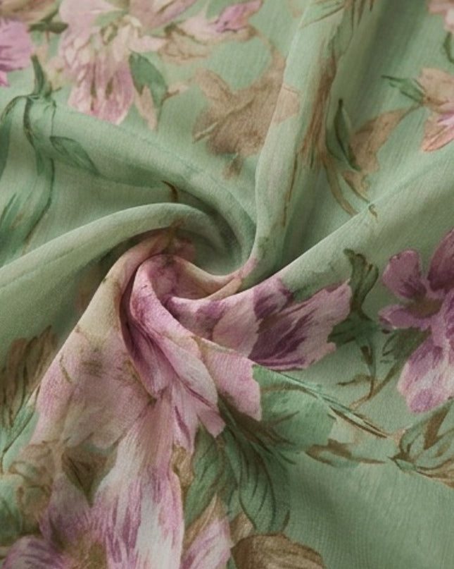 Violet | Halter Neck Floral Chiffon Maxi Dress