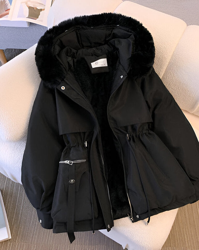 Winifred | Casual Drawstring Waist Winter Coat