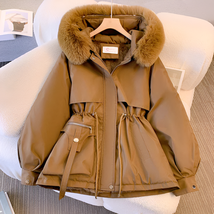 Winifred | Casual Drawstring Waist Winter Coat