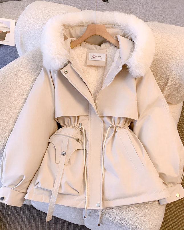 Winifred | Casual Drawstring Waist Winter Coat