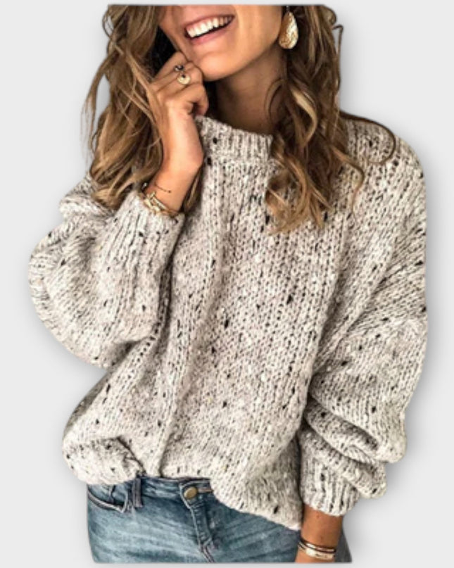 Xanthe | Relaxed Fit Retro-Inspired Pullover Sweater