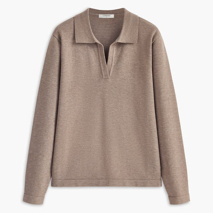 Yolanda | Relaxed Fit Collared Pullover Sweater